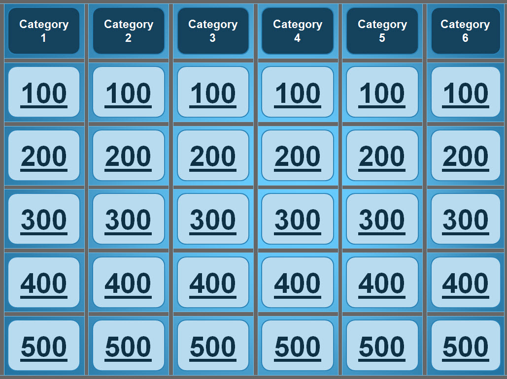 jeopardy template powerpoint 2007